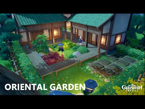 Serenitea Pot - Oriental Garden (No Boulder) | Genshin Impact