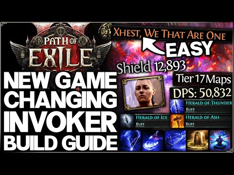Path of Exile 2 - New INSANE DPS Invoker Build Found - OP Herald of Ice Immortal Monk - Best Guide!