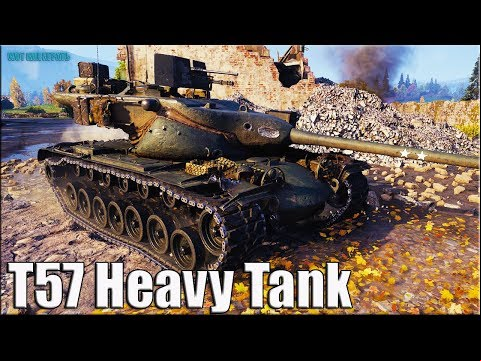 T57 Heavy Tank три отметки 10к урона WOT