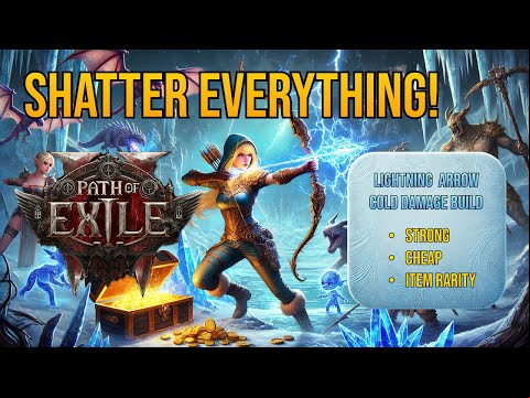 PoE 2 - Deadeye Lightning Arrow Build | Shatter Everything with Cold Damage! Strong, Cheap, MF Ready