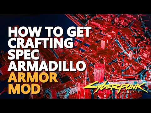 Crafting Spec Armadillo Cyberpunk 2077 Mod
