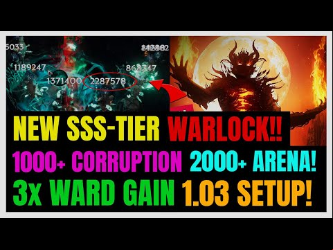 New BROKEN Warlock ENDGAME Build For 1.03! 1000-1500+ Corruption UPDATED! | Last Epoch