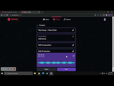 How to create a song on boomy!