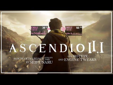 Hogwarts Legacy Performance Hotfix Mod - Ascendio 2.1 comparison