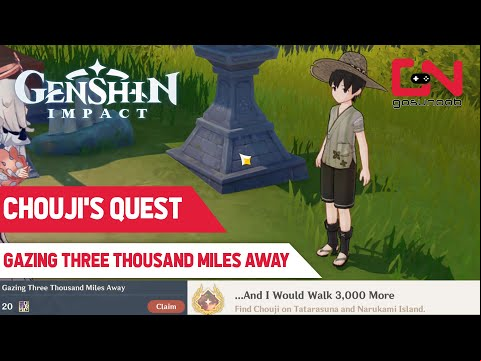 Chouji Quest | Genshin Impact - Gazing Three Thousand Miles Away - Mother&#039;s Letter Location