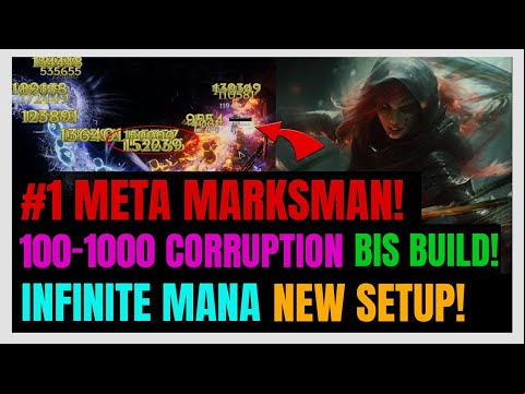 NEW Infinite Mana Lightning Marksman Build! 100-1000 Corruption Transition Guide! | Last Epoch