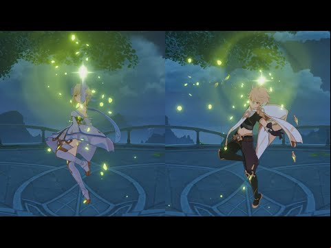 Dendro Element: Lumine VS. Aether [Genshin Impact]