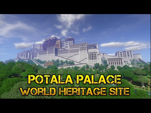 Дворец Потала, Резиденцией Далай-ламы, Объект наследия ЮНЕСКО [Minecraft Cinematic]