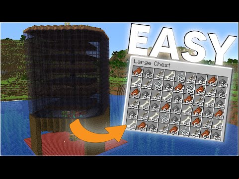 Easy Minecraft Mob Farm | Automatic Mob Drops | FREE World 