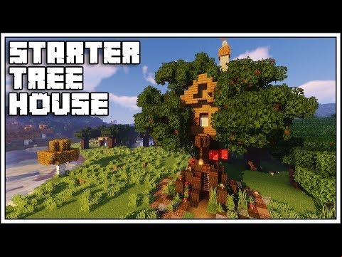 Minecraft 1.14 Starter Tree House Tutorial