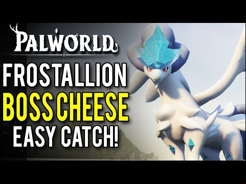 Palworld - HOW TO CHEESE FROSTALLION! Easy Catch Exploit!