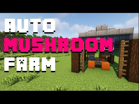 Mushroom Farm Minecraft | How to build an Automatic Mushroom Farm