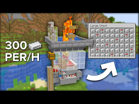 Minecraft 1.21+ Easy Iron Farm Tutorial - 300 Per Hour